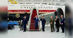 Trump Defies Critics To Unveil Qatar Gifted Luxury Air Force One Flying White House At Joint Base Andrews