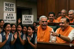 Why Strict Entry Rules Caused Chaos and Heartbreak for Parents and Students at the NEET Re-Test: How Many BJP Leaders Stopped to Enter Into Parliament Because of 2 Minute Late?