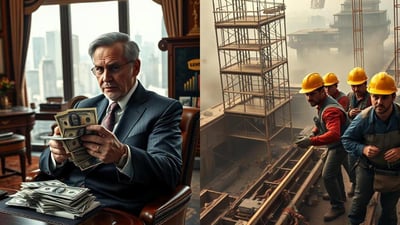 CEO Pay Soars by 50%, Leaving Workers Struggling With Rising Costs of Living, Oxfam Report Reveals