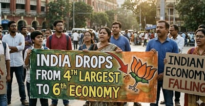 India No Longer 4th Largest Economy As It Drops To 6th Spot While Modi Failed To Regain Position But Kept Chanting 5 Trillion Economy Goal