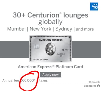 Is This American Express Credit Rs 66000 Annual Fee Premium Luxury or Just a Big Joke for Indian Consumers ?