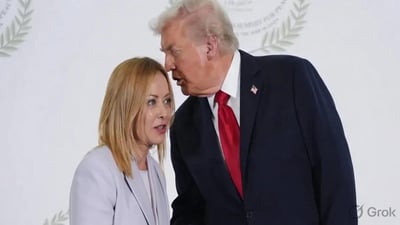 Meloni Slams Trump For Claiming She Begged For A Photo At G7 Summit