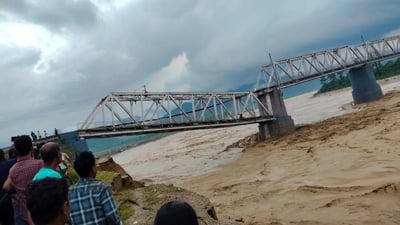 Flash Floods Cause Massive Devastation In Assam And Arunachal Pradesh As Railway Bridge Collapses