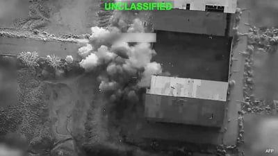 Seven Dead in Iran After US Airstrikes Strike Strategic Bridges Airport and Key Railway Station Near Strait of Hormuz