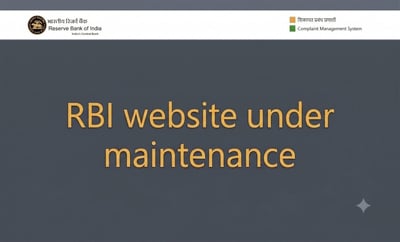 RBI Ombudsman Complaint Management System Maintenance Sparks Suspicion On Modi Government Grievance Redressal Handling Following NEET Paper Leak Protests On July 25 2026