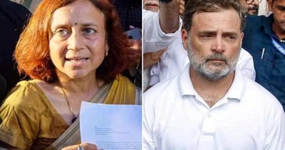 Rahul Gandhi Protest Outside PM House Insincere Says Sonam Wangchuk Wife Gitanjali Angmo