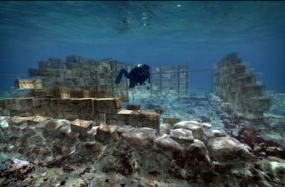 Pavlopetri- 5000 year old city under water in Greece