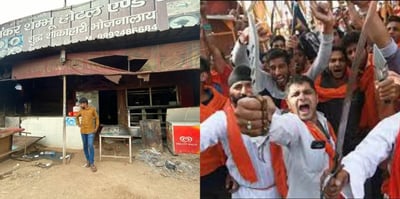 “Communal Clashes Erupt in Haryana: Hindu-Owned Shops and Temples Targeted During Shobha Yatra”