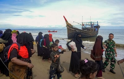 Approximately 400 Rohingya Land in Indonesia, Adding to Recent Arrival Influx
