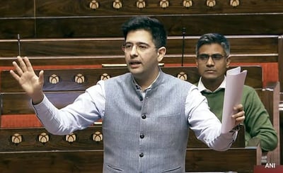 AAP’s Strategy: Raghav Chadha Becomes New Rajya Sabha Leader Amid Sanjay Singh’s Absence”