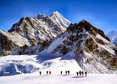 The world’s highest peak.